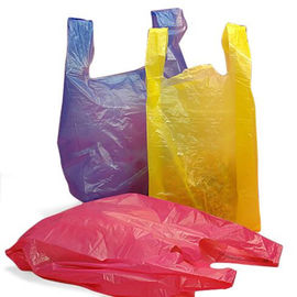 Plastic Composteerbare het Winkelen Zakken, Douane Gedrukte Verpakkende T-shirtzak