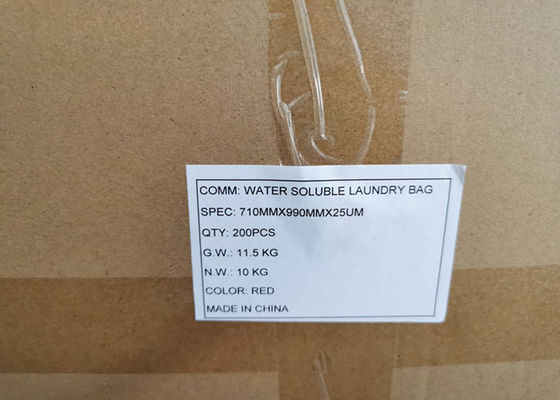 65C PVA in water oplosbare zak ziekenhuis medisch gebruik oplosbare waszak en biologisch gevaarlijke zak voor infectiecontrole