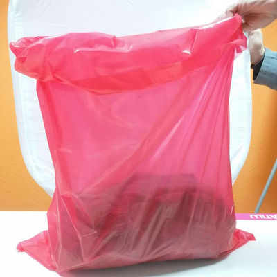 Rode Beschikbare Plastic In water oplosbare Wasserijzakken voor Medisch/het Ziekenhuis