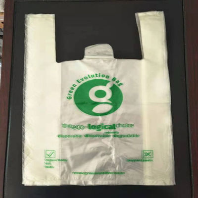 Biologisch afbreekbare Gediplomeerde T-shirtpva In water oplosbare Plastic Zak MSDS