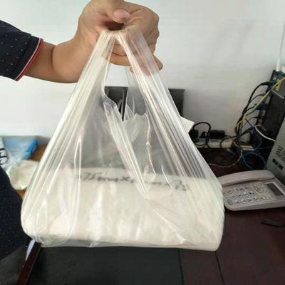Biologisch afbreekbare Gediplomeerde T-shirtpva In water oplosbare Plastic Zak MSDS